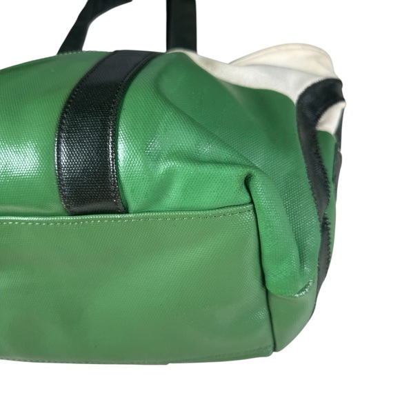 Tory‎ Burch Dipped Canvas Beach Tote Bag Green - Picture 8 of 14